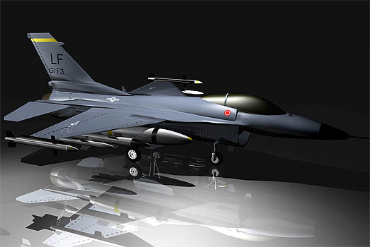 F-16 3D Model (Image)