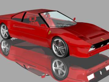 Ferrari GTO 233 3D Model