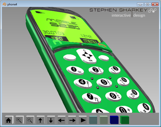 Interactive 3D Mobile Phone Presentation (Download)